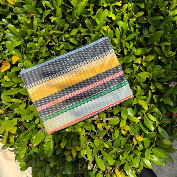 Kate Spade Striped Multicolor Pouch - Picture 1 of 4